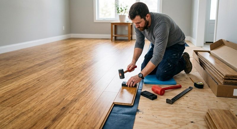 Bamboo Flooring Installation in Flower Mound, TX