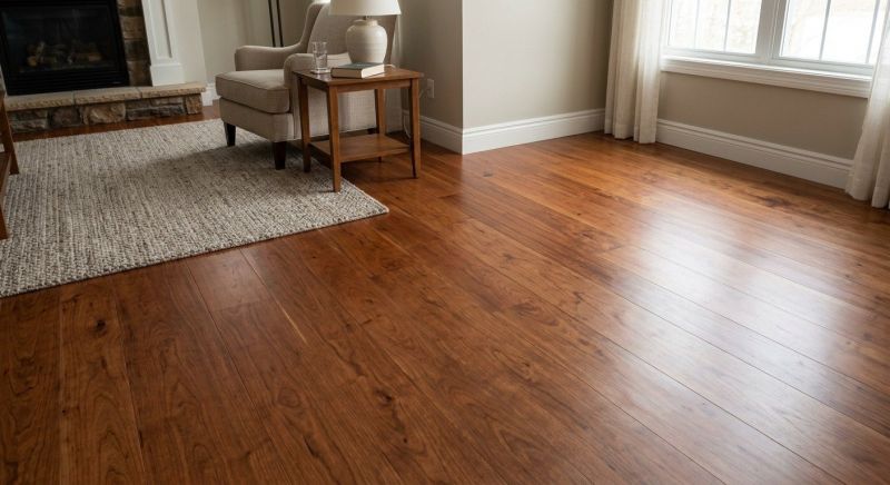 Cherry Floor Installation in Roanoke, TX
