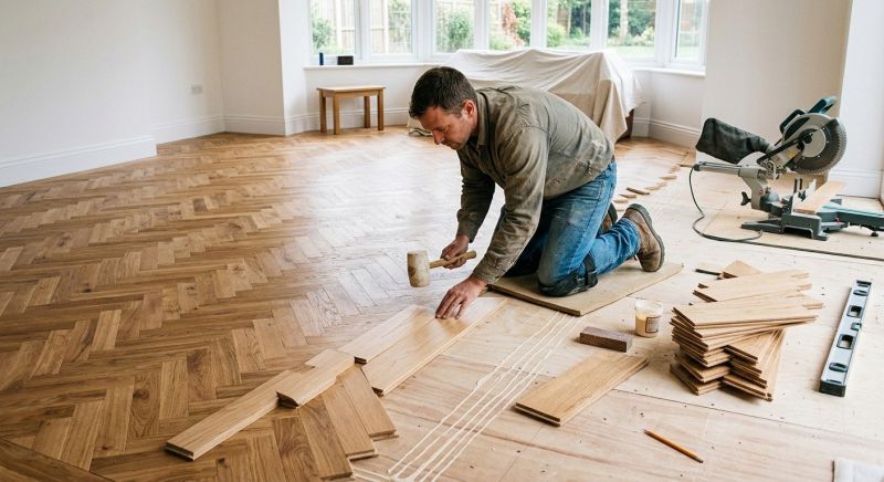 Hardwood Floor Installation in Aubrey, TX