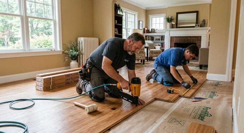 Hardwood Floor Installation in Collin County, TX