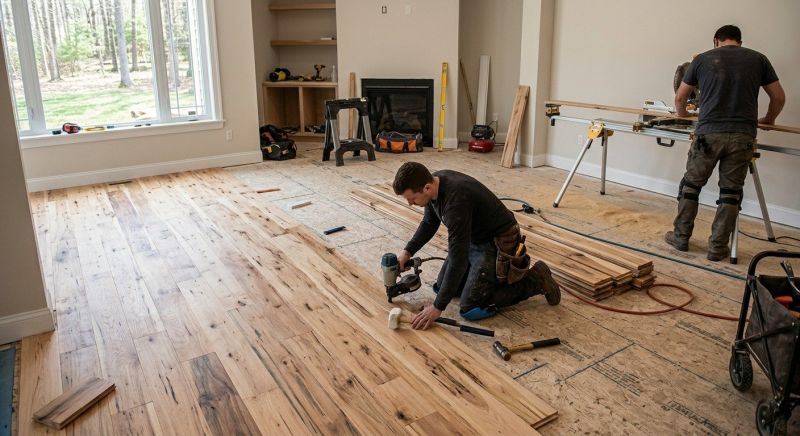 Hardwood Floor Renovation in Flower Mound, TX