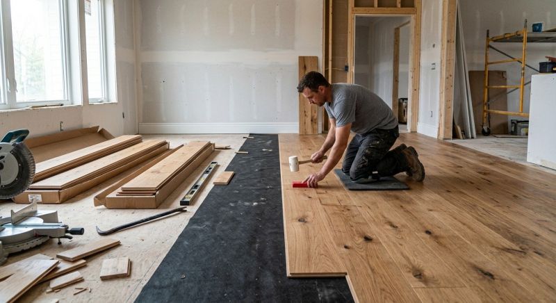 Plank Floor Installation in Flower Mound, TX