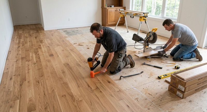 Wood Floor Replacement in Ponder, TX